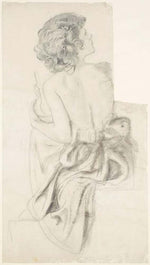 Mary Magdalene, Pharisee - young Beggar, ca1858 by Dante Gabriel Rossetti, English Pre-Raphaelite Painter