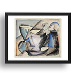 Maurice de Vlaminck: Still Life, modernist artwork, A3 Size Reproduction Poster Print in 17x13" Black Frame