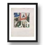 Max Beckmann: The Feast of the Prodigal Son, modernist artwork, A3 Size Reproduction Poster Print in 17x13" Black Frame