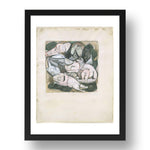 Max Beckmann: The Prodigal Son Among Swine, modernist artwork, A3 Size Reproduction Poster Print in 17x13" Black Frame