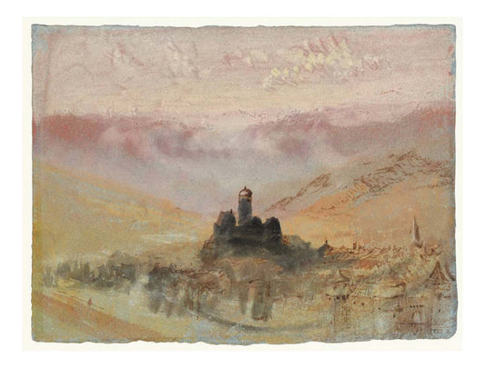 Mayen in the Eifel, 1839 by John Mallord William Turner RA, 12x8"(A4) Poster