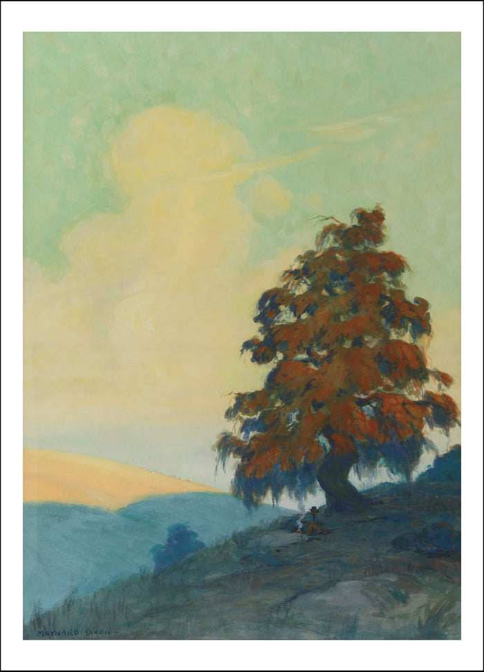 The Loner, ca. 1930 by Maynard Dixon, Classic American Western Art, 16x12