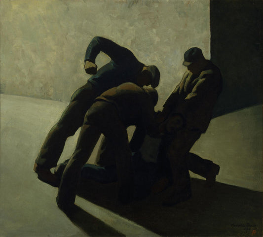 Scab, 1934 by Maynard Dixon, Classic American Western Art, 16x12" (A3) Poster Print