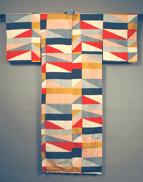 :??????????,Chichibu Meisen Kimono with Multicolor Checks se-16x12"(A3) Poster