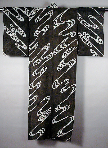 :?????????,Unlined Summer Kimono with Rinpa Wave Design seco-16x12"(A3) Poster