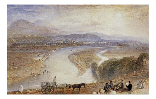 Melrose, 1831 by John Mallord William Turner RA, 12x8"(A4) Poster