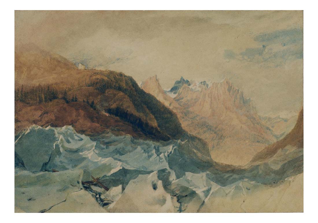 Mer de Glace, Chamonix, with Blair's Hut, 1806 by John Mallord William Turner RA