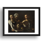 Michelangelo Merisi da Caravaggio: Salome receives the Head of Saint John the Baptist, Poster in 17x13"(A3) Frame