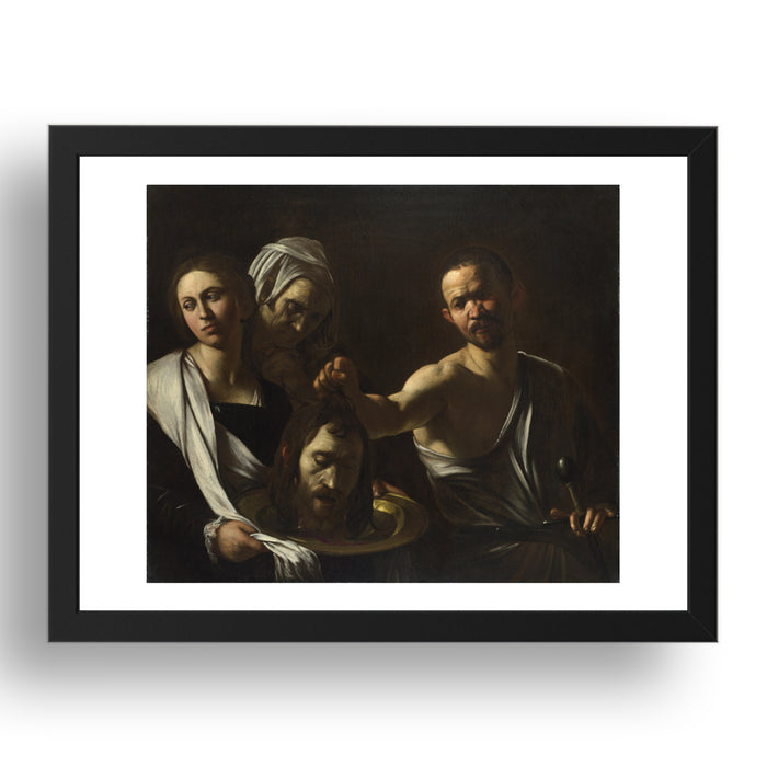 Michelangelo Merisi da Caravaggio: Salome receives the Head of Saint John the Baptist, Poster in 17x13