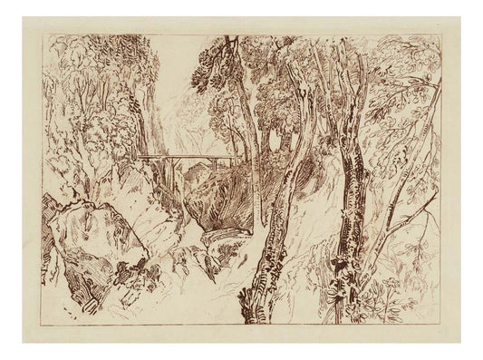 Mill near the Grand Chartreuse, 1816 by John Mallord William Turner RA, 12x8"(A4) Poster