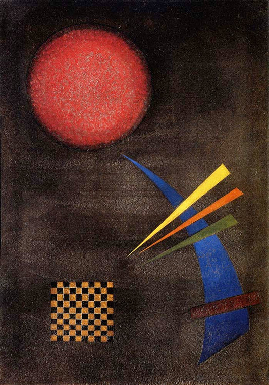 Moderatly (also known as Gemassigt) - Wassily Kandinsky -1925 by Wassily Kandinsky, 16x12"(A3) Poster Print