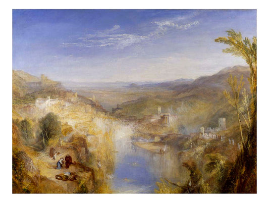 Modern Italy - The Pifferari, 1838 by John Mallord William Turner RA, 12x8"(A4) Poster