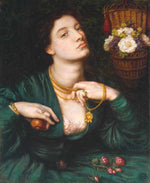 Monna Pomona, 1864 by Dante Gabriel Rossetti, pre-Raphaelite artist, 12x8" (A4) Poster