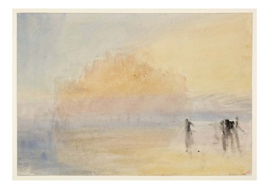Mont-St-Michel, 1827-28 by John Mallord William Turner RA, 12x8"(A4) Poster
