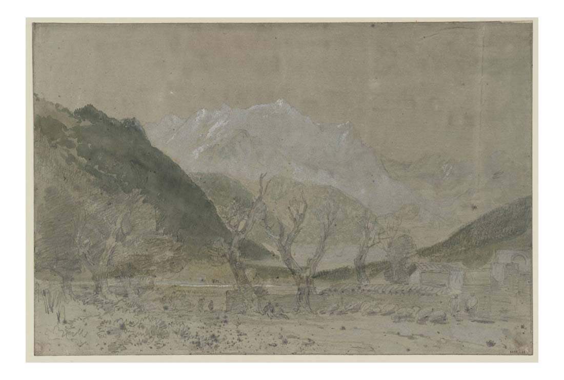 Mont Blanc, from Sallanches, 1802 by John Mallord William Turner RA, 12x8"(A4) Poster