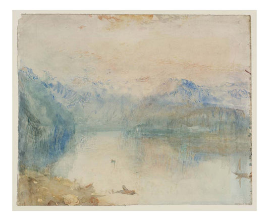 Morning on the Lake of Lucerne, Uri from Brunnen, 1842 by John Mallord William Turner RA