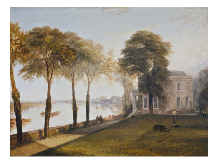 Mortlake Terrace, Early Summer Morning by John Mallord William Turner RA, 12x8