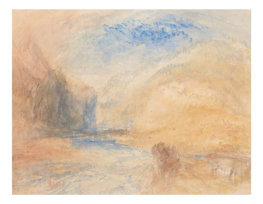 Mountain Landscape with Lake, 1842 by John Mallord William Turner RA
