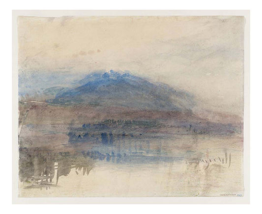 Mountain and Lake, 1842 by John Mallord William Turner RA