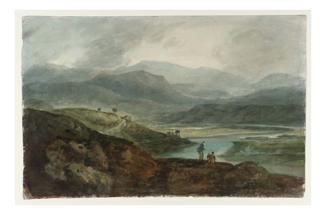 Mountainous Landscape, A Scottish River, 1801-03 by John Mallord William Turner RA