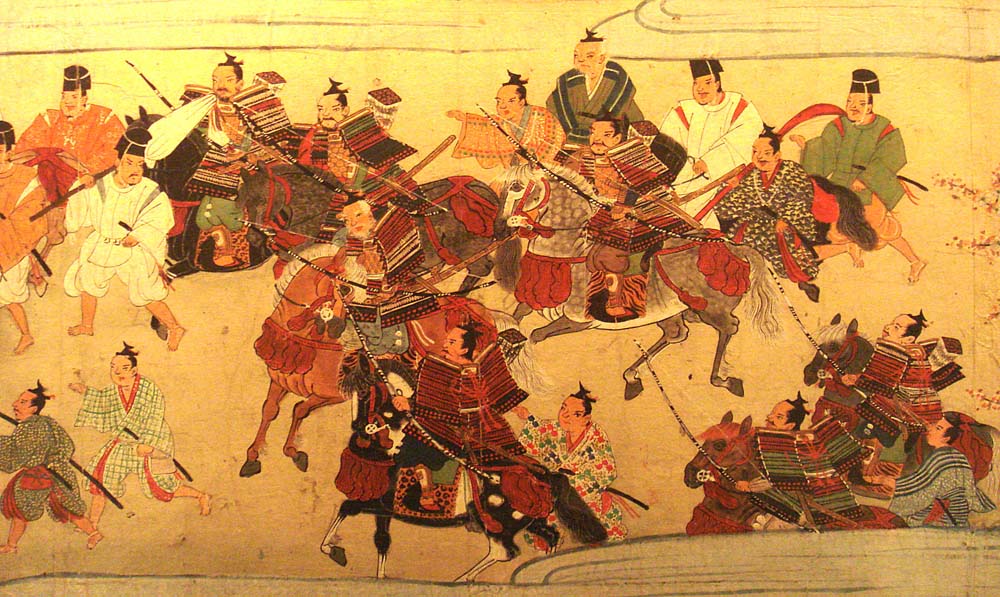 MuromachiSamurai1538, historic, vintage ukiyo-e Japan artwork,12x8"(A4) Poster Print