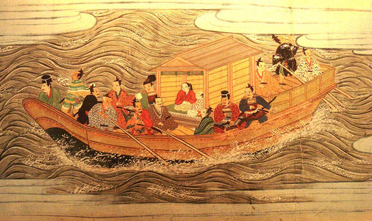 MuromachiShip1538, historic, vintage ukiyo-e Japan artwork,12x8"(A4) Poster Print