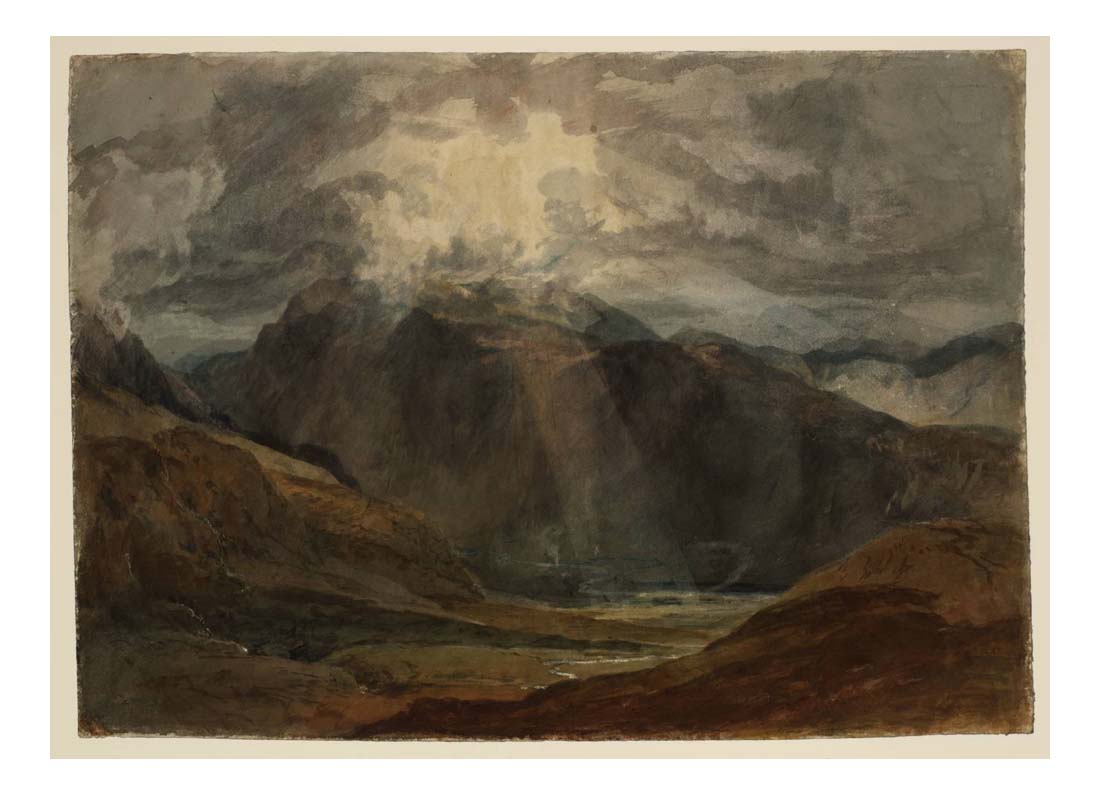 Nant Peris, Looking towards Snowdon, 1799-1800 by John Mallord William Turner RA
