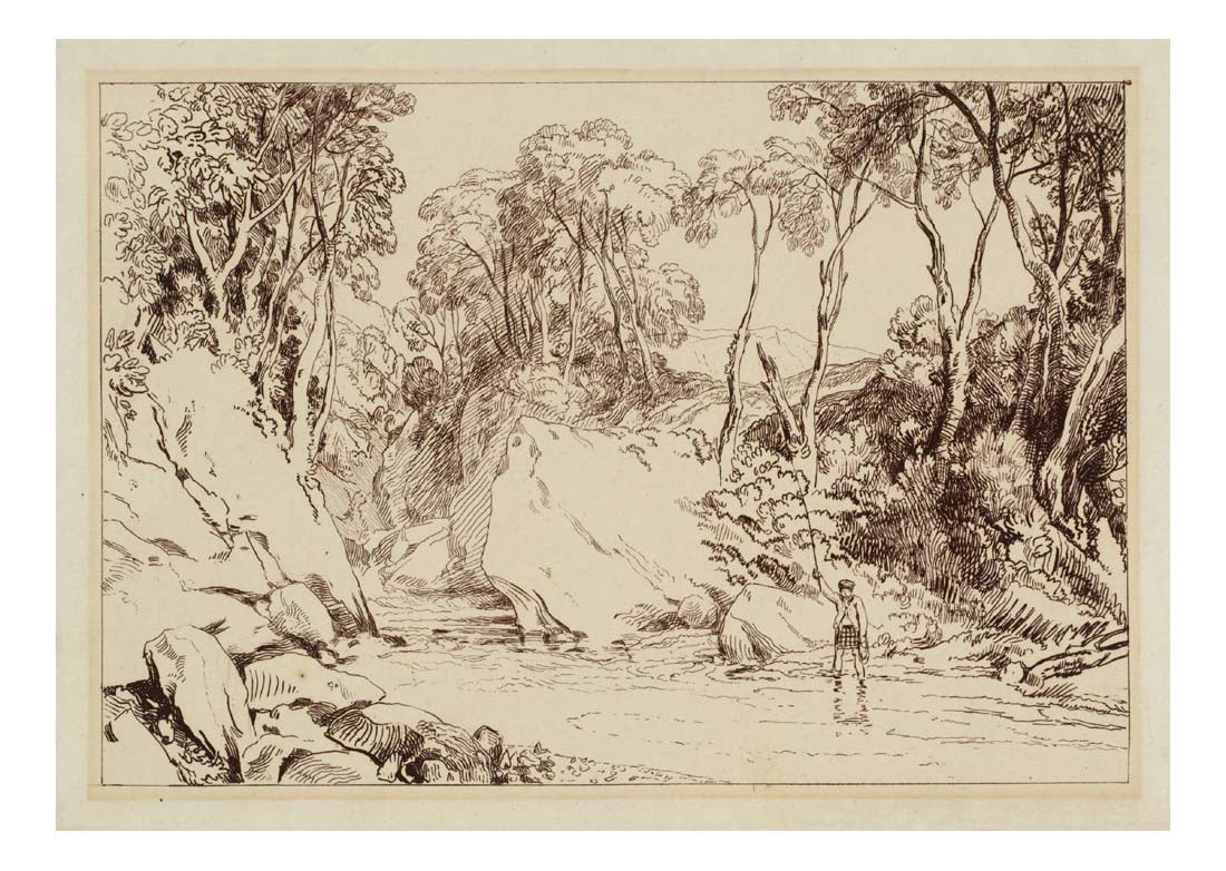 Near Blair Athol, Scotland, 1811 by John Mallord William Turner RA, 12x8"(A4) Poster