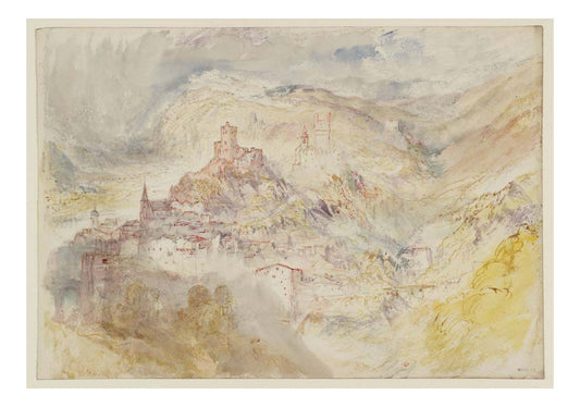 Neckarsteinach on the Neckar, 1844 by John Mallord William Turner RA