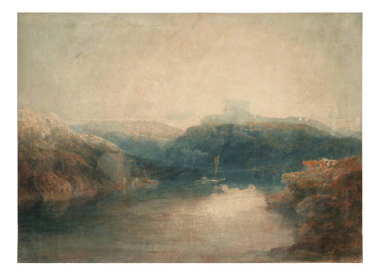 Norham Castle, Sunrise(Colour Study),  1797-98 by John Mallord William Turner RA, 12x8"(A4) Poster