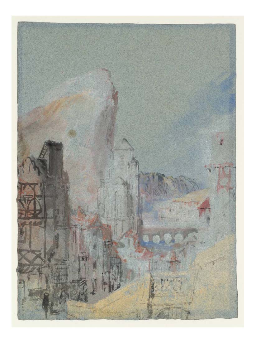 Notre-Dame, Huy, 1839 by John Mallord William Turner RA