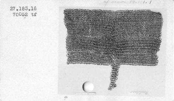 Mail Brayette 15th to 16th cent,  Poster Print Wall Art