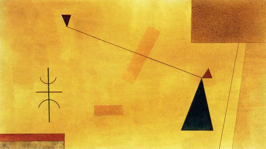 Off Balance - Wassily Kandinsky -1929 by Wassily Kandinsky, 16x12"(A3) Poster Print