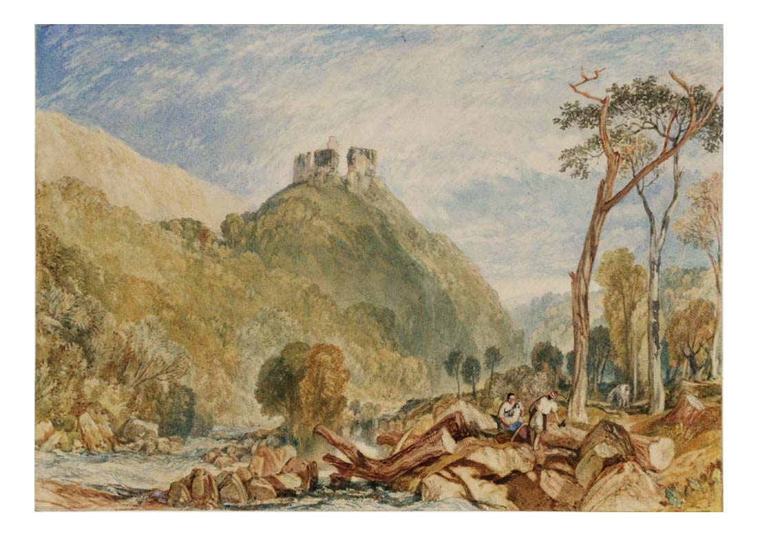 Okehampton, on the Okement, 1824 by John Mallord William Turner RA