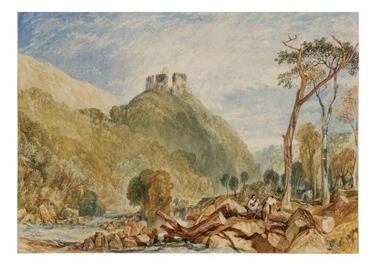 Okehampton, on the Okement, 1824 by John Mallord William Turner RA, 12x8"(A4) Poster