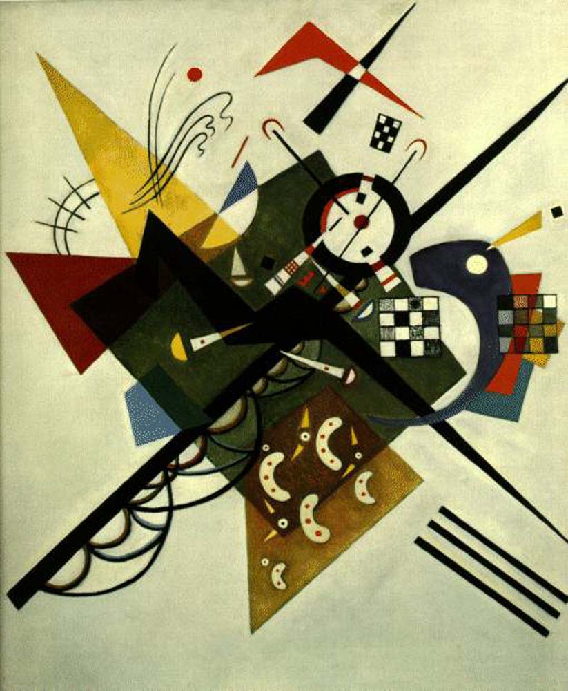 On White II - Wassily Kandinsky -1923 by Wassily Kandinsky, 16x12"(A3) Poster Print