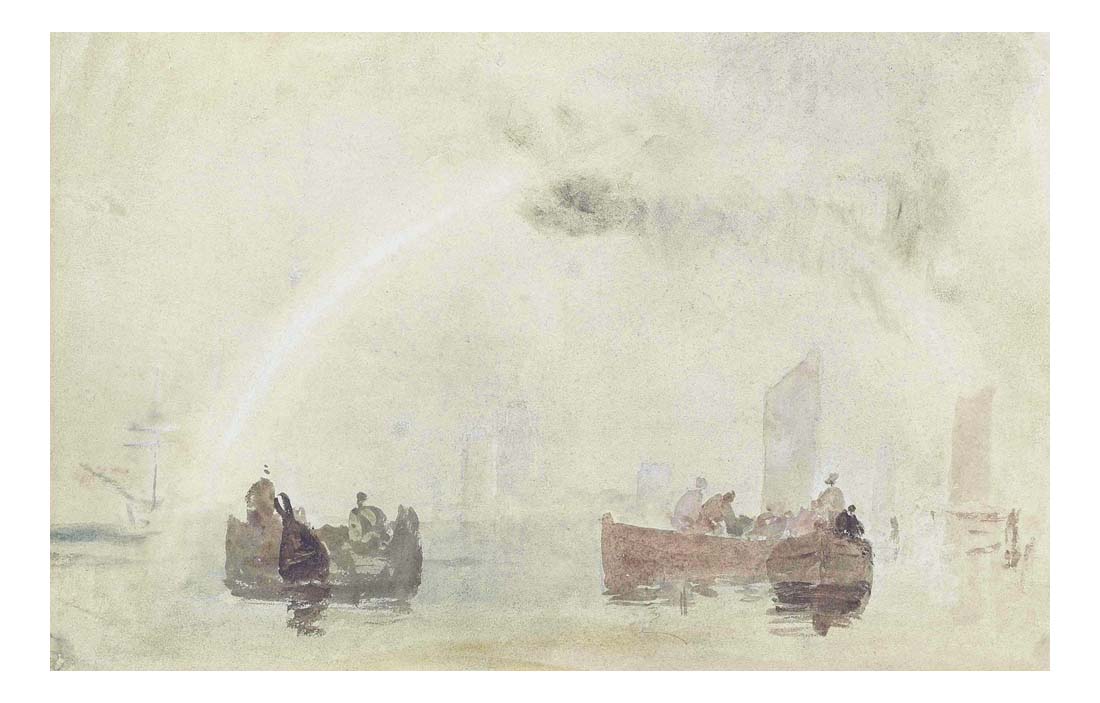 On the Medway by John Mallord William Turner RA, 12x8"(A4) Poster
