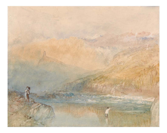 On the Mosell, Near Traben Trarbach, 1841 by John Mallord William Turner RA