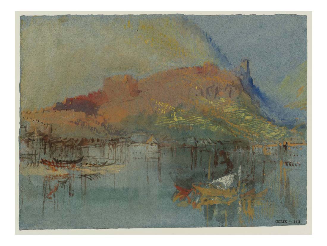 On the Rhine, 1830 by John Mallord William Turner RA