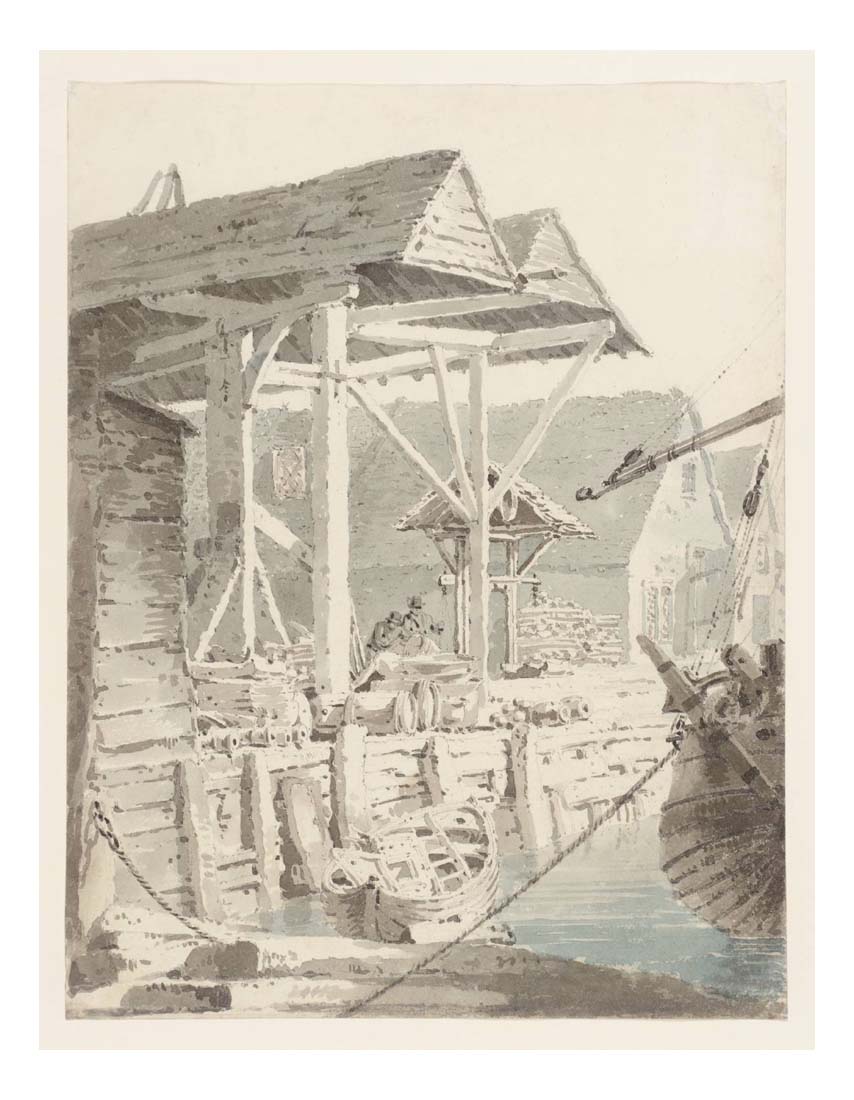 On the Thames by John Mallord William Turner RA, 12x8"(A4) Poster