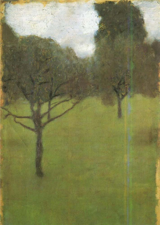 Orchard - Gustav Klimt - 1896, A4 Poster Print