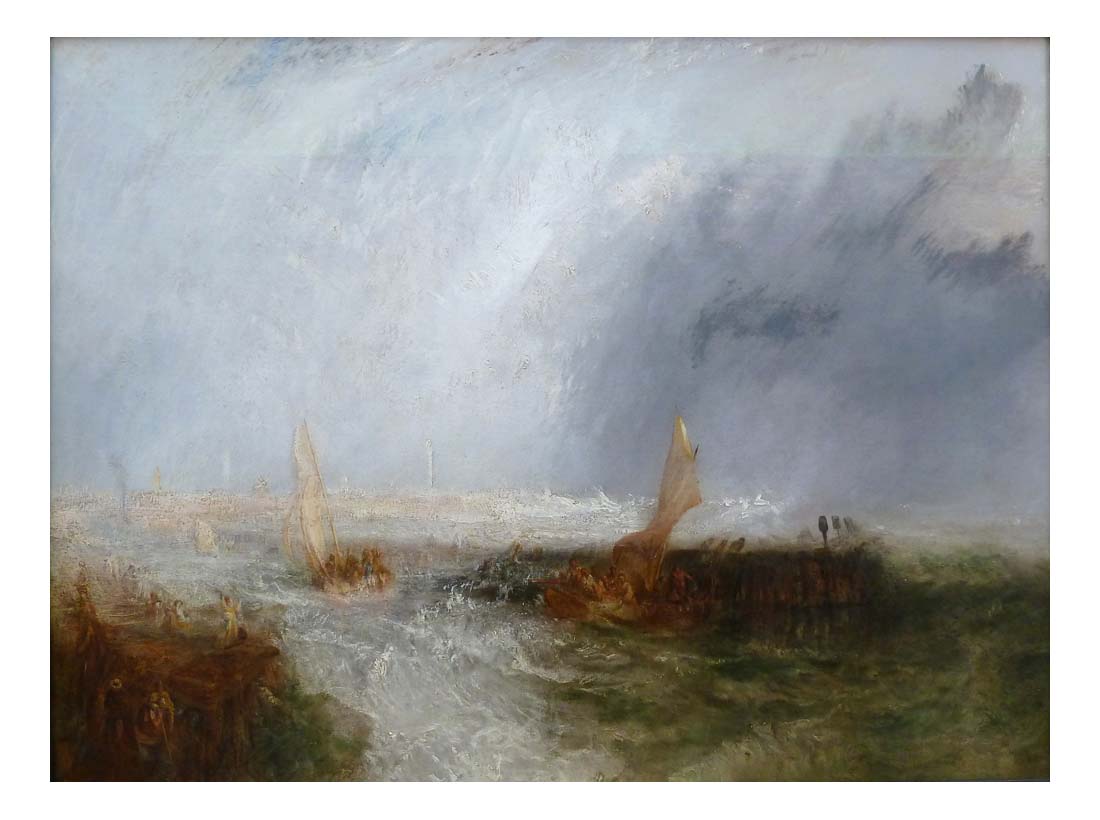 Ostende, 1844 by John Mallord William Turner RA, 12x8"(A4) Poster