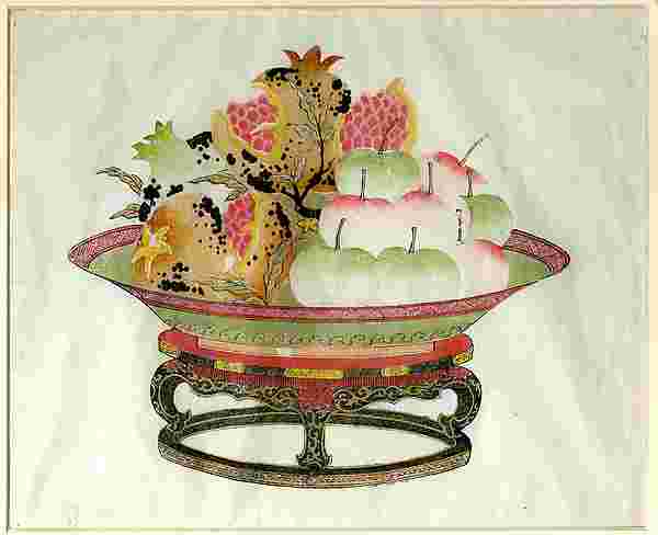Fruit Plate c1700–1750-Ding Family Workshop,16x12"(A3)Poster