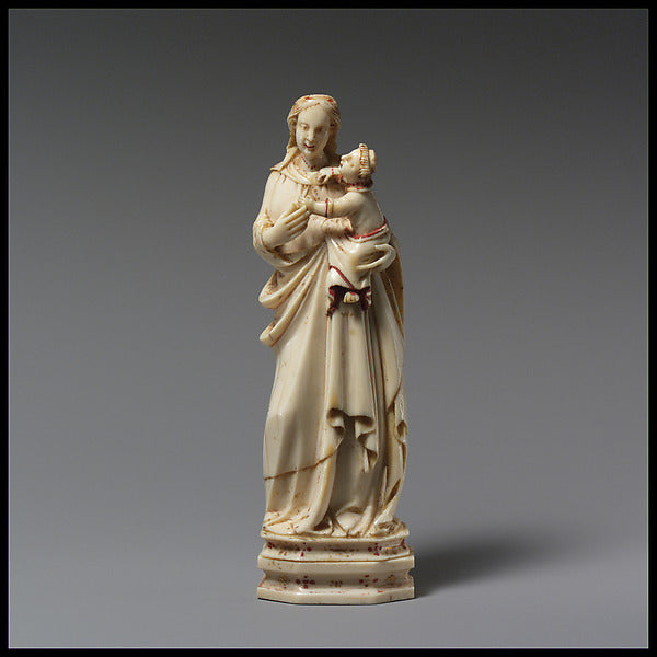 :Virgin and Child 15th century -16x12