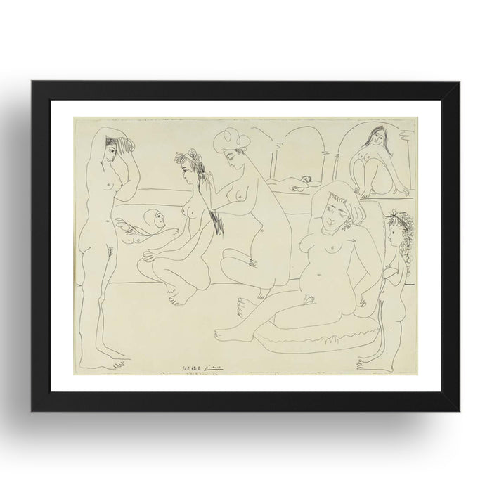Pablo Picasso: The Pool, modernist artwork, A3 Size Reproduction Poster Print in 17x13