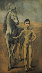 Pablo Picasso - Boy Leading a Horse, vintage art, modern poster print
