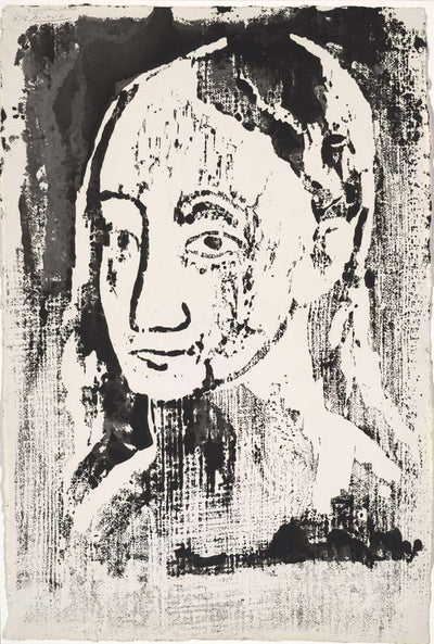 Pablo Picasso - Buste de jeune femme de trois quarts, vintage art, A3 (16x12")  Poster Print 