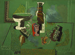 Pablo Picasso - Green Still Life, vintage art, modern poster print