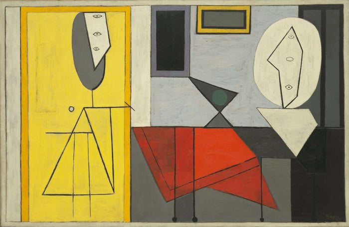 Pablo Picasso - The Studio, vintage art, modern poster print