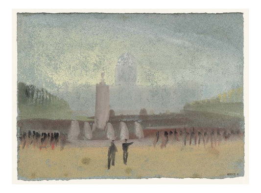 Paris, Les Invalides from the Champs de Mars, 1833 by John Mallord William Turner RA